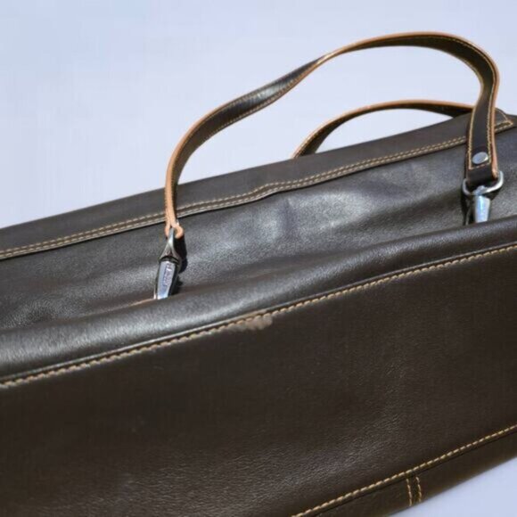 Lauren Ralph Lauren Brown Leather Purse - Picture 7 of 12